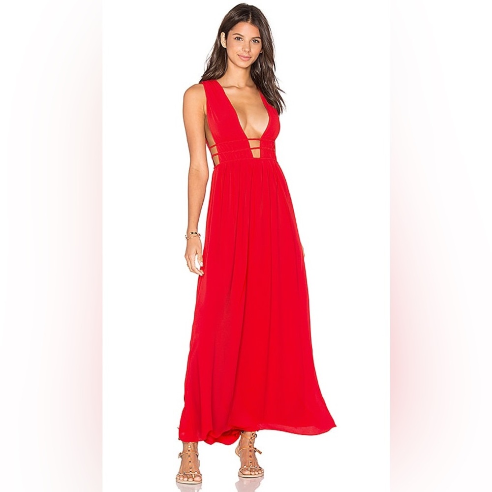 SAYLOR x REVOLVE Ria Dress in Red